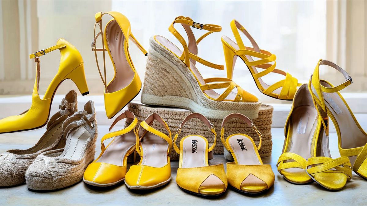 Welche Schuhe zu Gelben Kleid